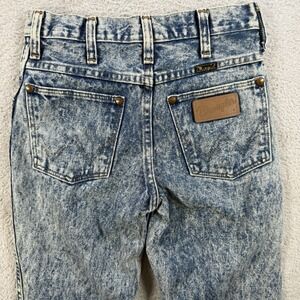 Vintage Wrangler Jeans Men 26x30 Blue 13MWZ Cowboy Western Rodeo Acid Wash USA